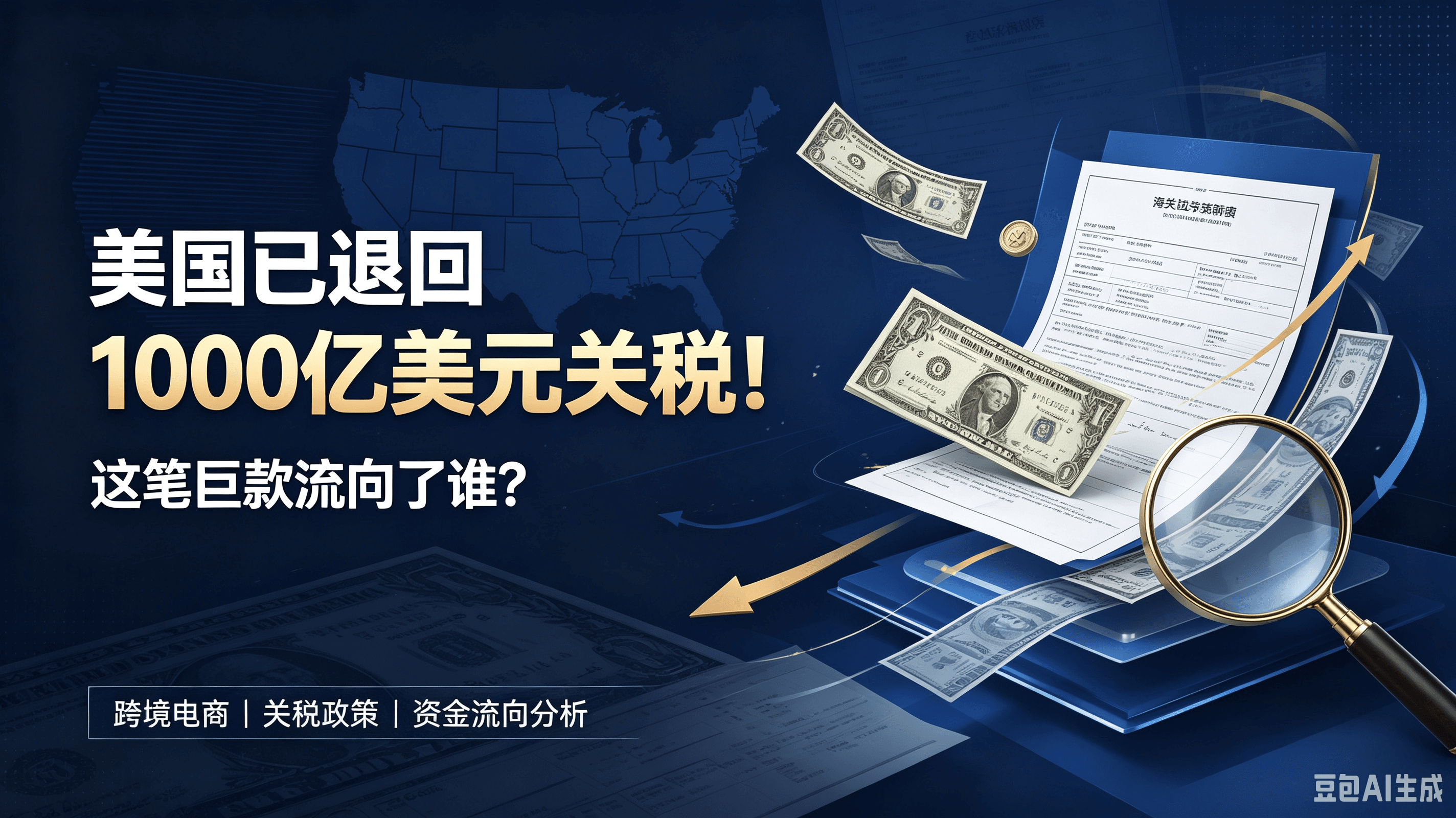 美国已退回1000亿美元关税!这笔巨款流向了谁?